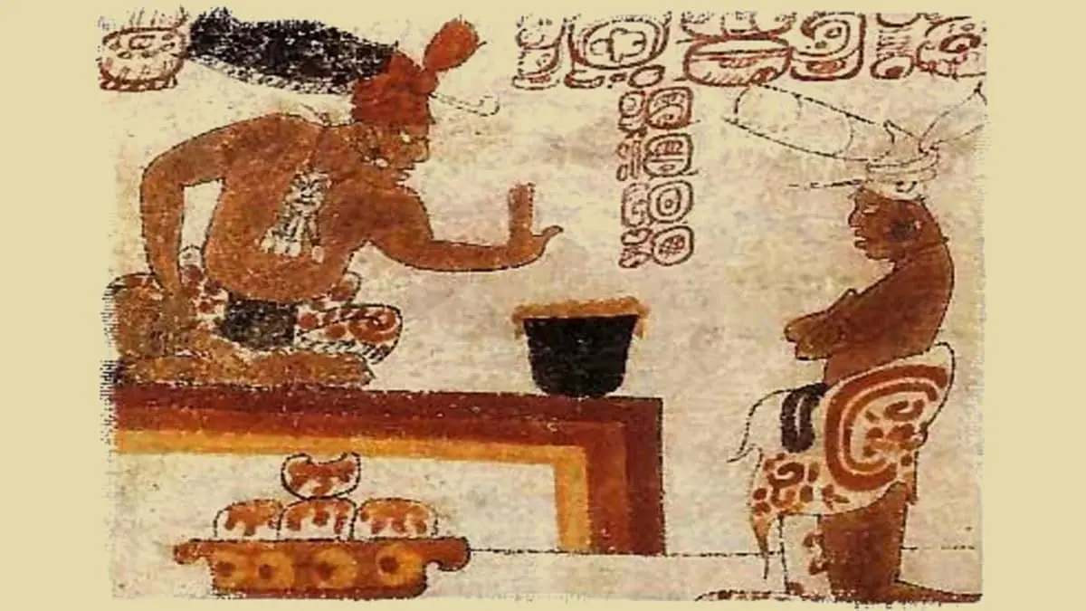 Stara fotografija na kojoj se vidi priprema kakao napitka u Južnoj Americi