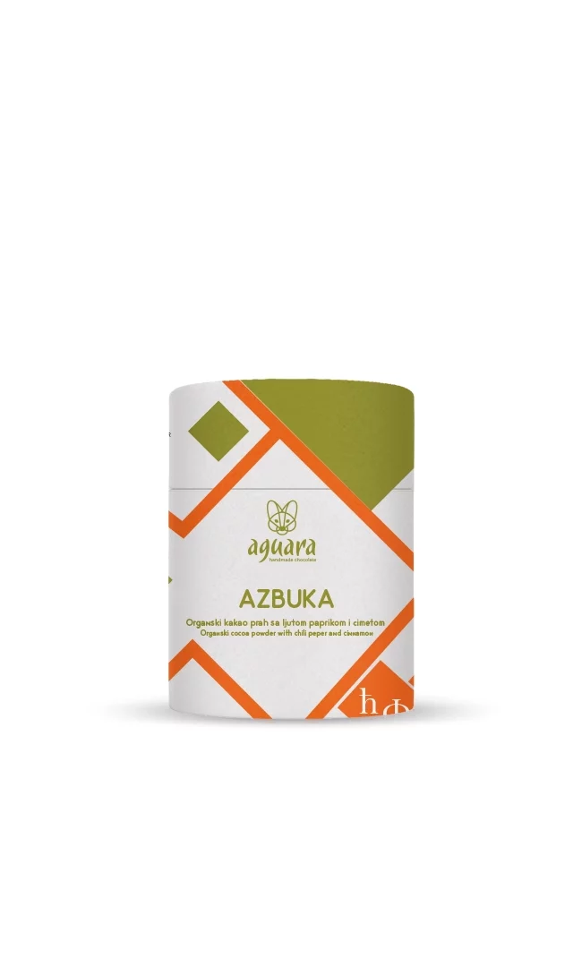 Mala tuba organskog sirovog praha Azbuka