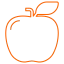 Narandžasta ikonica jabuke